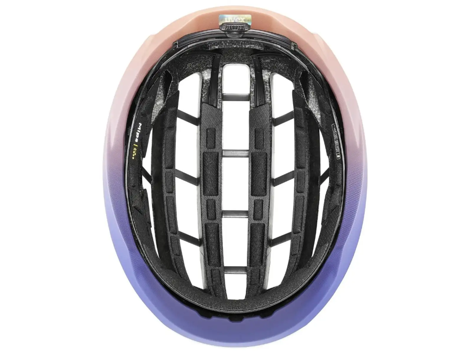 Uvex Surge Aero MIPS silniční přilba White/Lila Apricot Matt