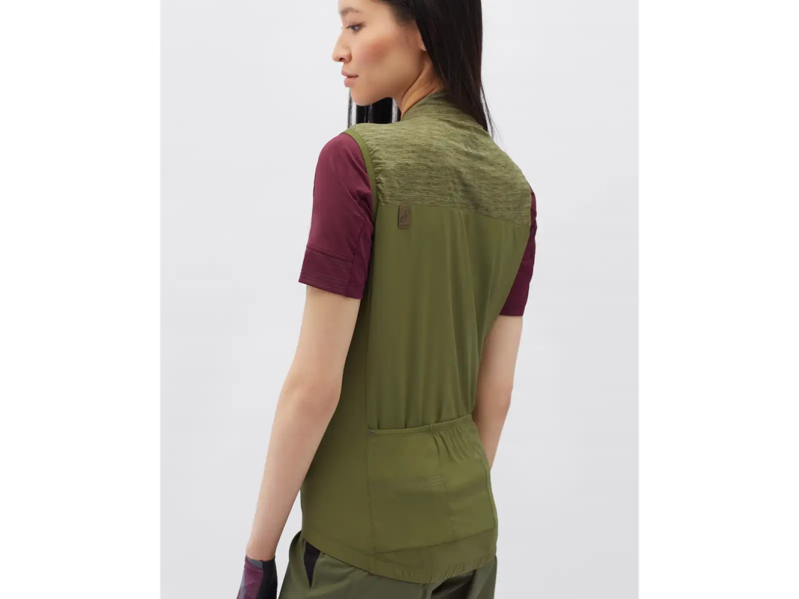 Silvini Caira dámská gravel vesta Olive/Plum