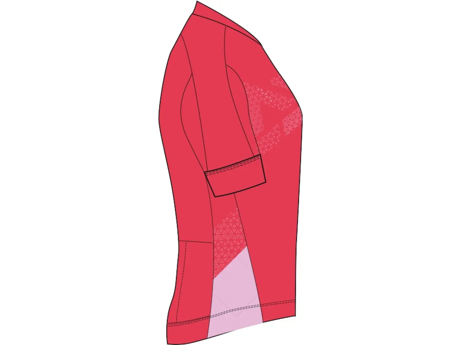Silvini Rosalia dámský dres krátký rukáv ruby/pink