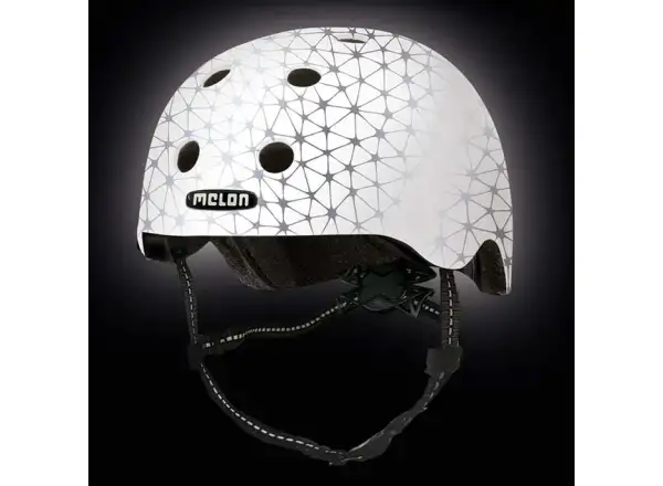 Melon Toddler Reflective dětská reflexní přilba Magic White