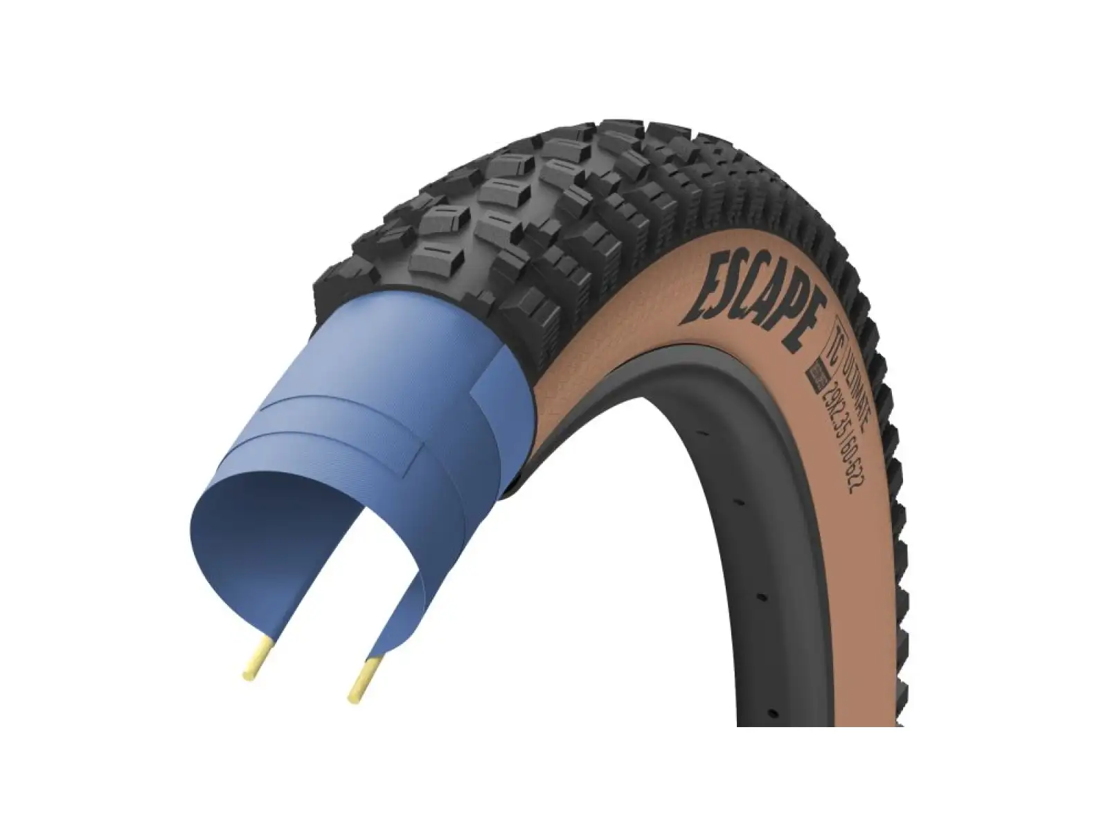 Goodyear Escape Ultimate Tubeless Complete 27,5x2,60" MTB plášť kevlar Tan