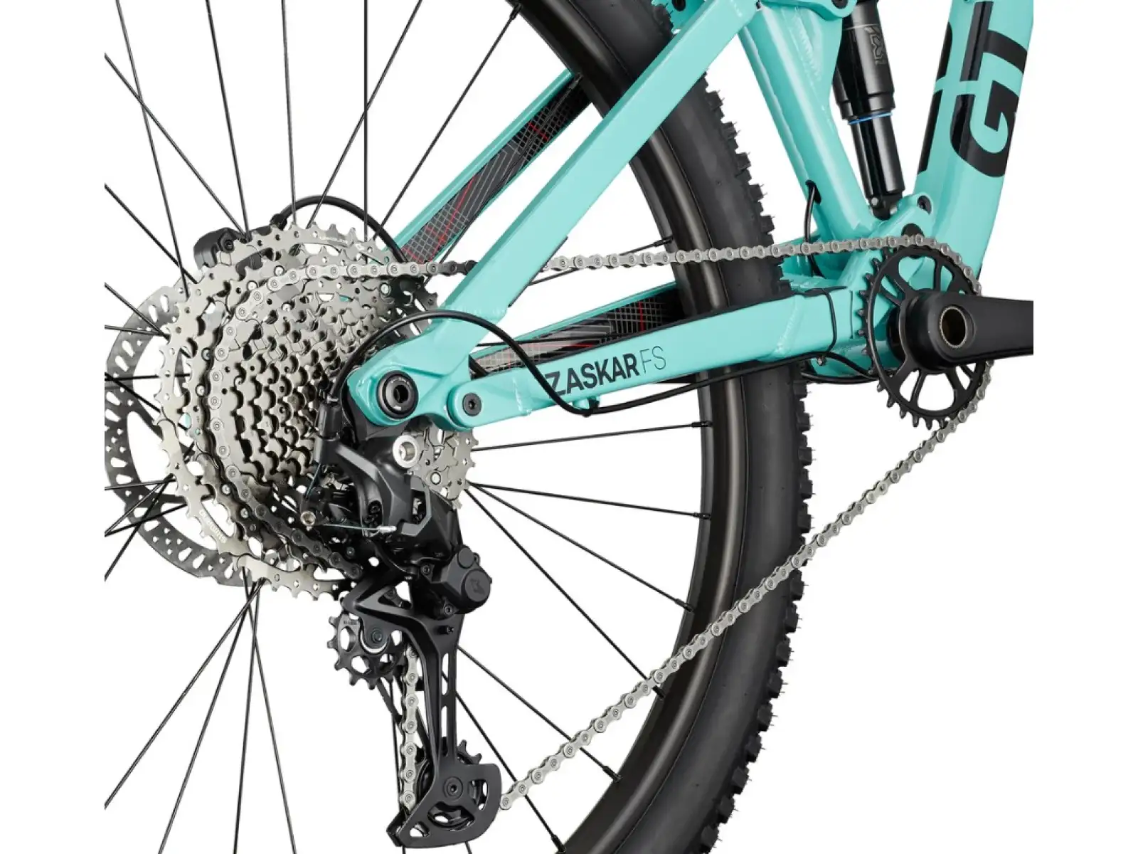 GT Zaskar FS 29 Comp horské kolo Sea Green