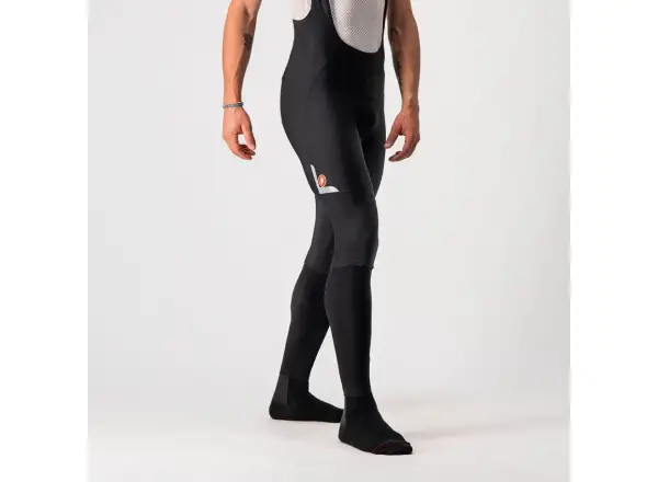 Castelli Velocissimo 5 pánské kalhoty s laclem black/silver reflex