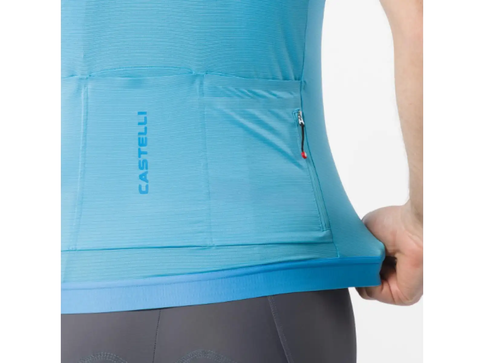 Castelli Espresso 2 pánský dres krátký rukáv Neon Cobalt