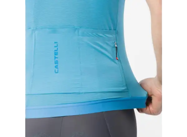 Castelli Espresso 2 pánský dres krátký rukáv Neon Cobalt