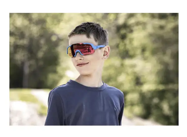 Alpina Rocket Youth Q-Lite dětské brýle Black Matt / Mirror Silver