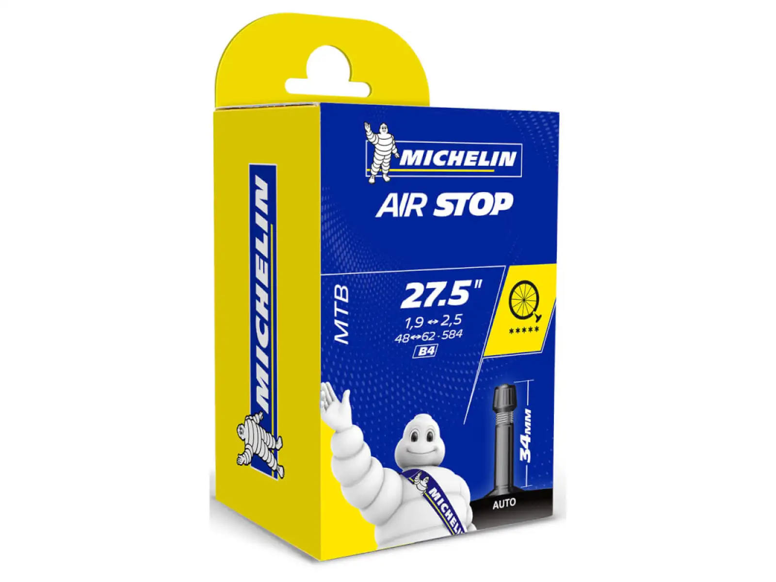 Michelin Air Stop 27,5x1,90-2,70" MTB duše autoventil 34 mm