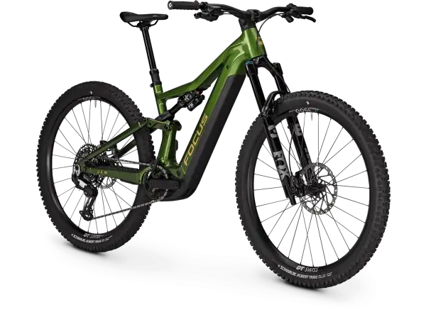 Focus JAM 9 800Wh celoodpružené elektrokolo Sprucegreen / Mossgreen