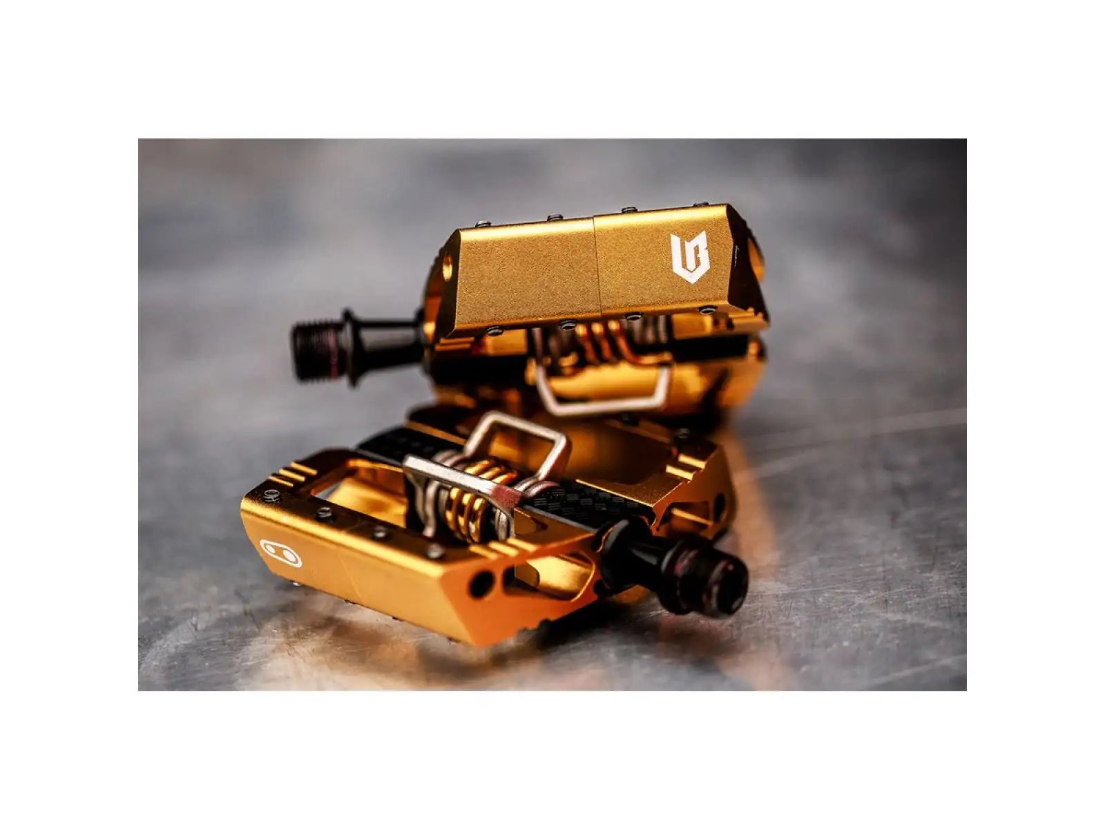 Crankbrothers Mallet DH Loic Bruni Signature Bronze Edition nášlapné pedály