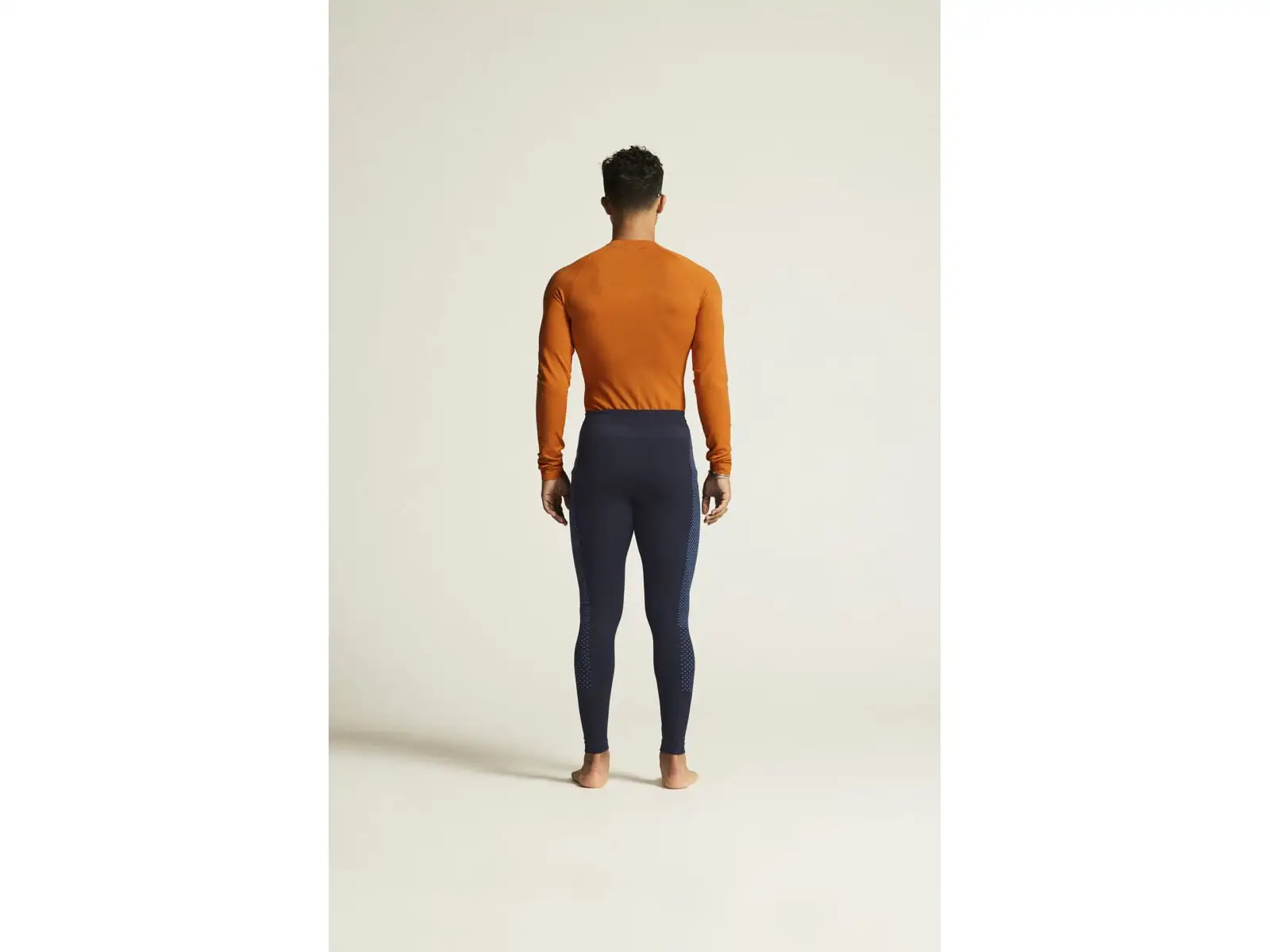 Craft ADV Warm Intensity pánské funkční triko dlouhý rukáv oranžová