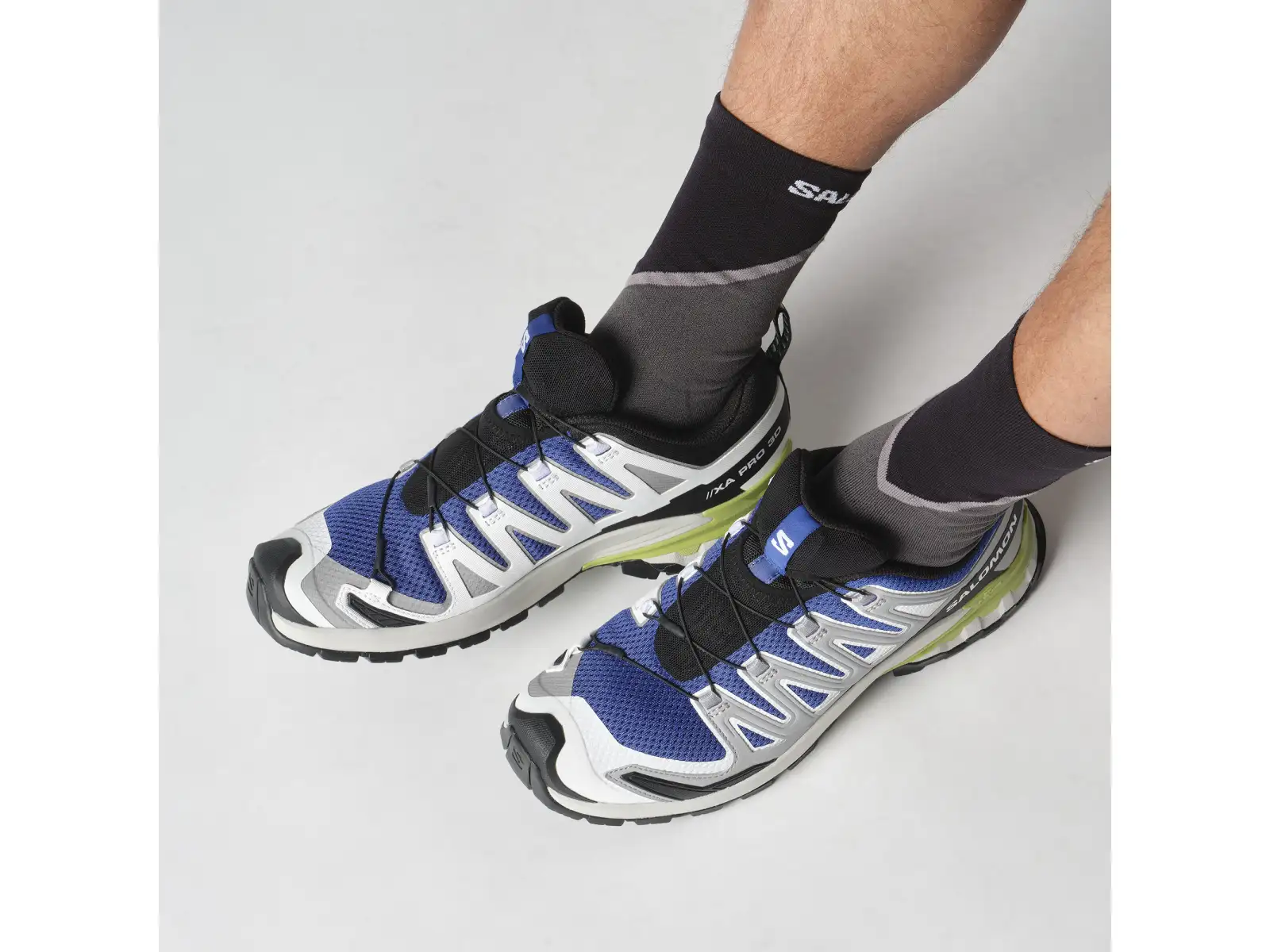 Salomon XA PRO 3D V9 pánská běžecká obuv Nautical Blue/Alloy