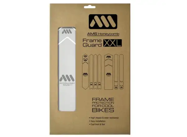 All Mountain Style ochranné polepy na rám Full Clear/Silver