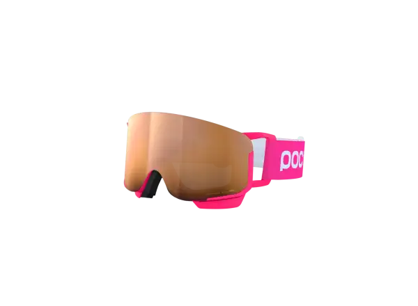 POC POCito Nexal dětské lyžařské brýle Fluorescent Pink/Partly Sunny Light Orange