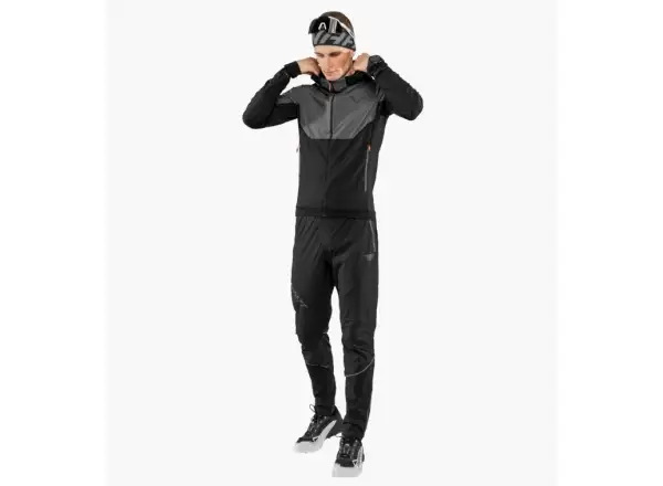 Dynafit Alpine Hybrid běžecké kalhoty pánské Black Out/Magnet