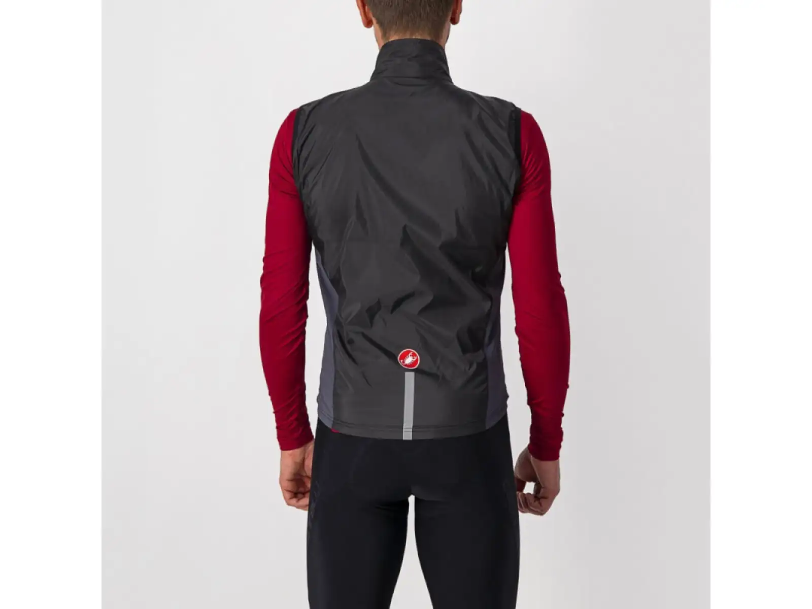 Castelli Squadra Stretch pánská vesta Light Black/Dark Gray