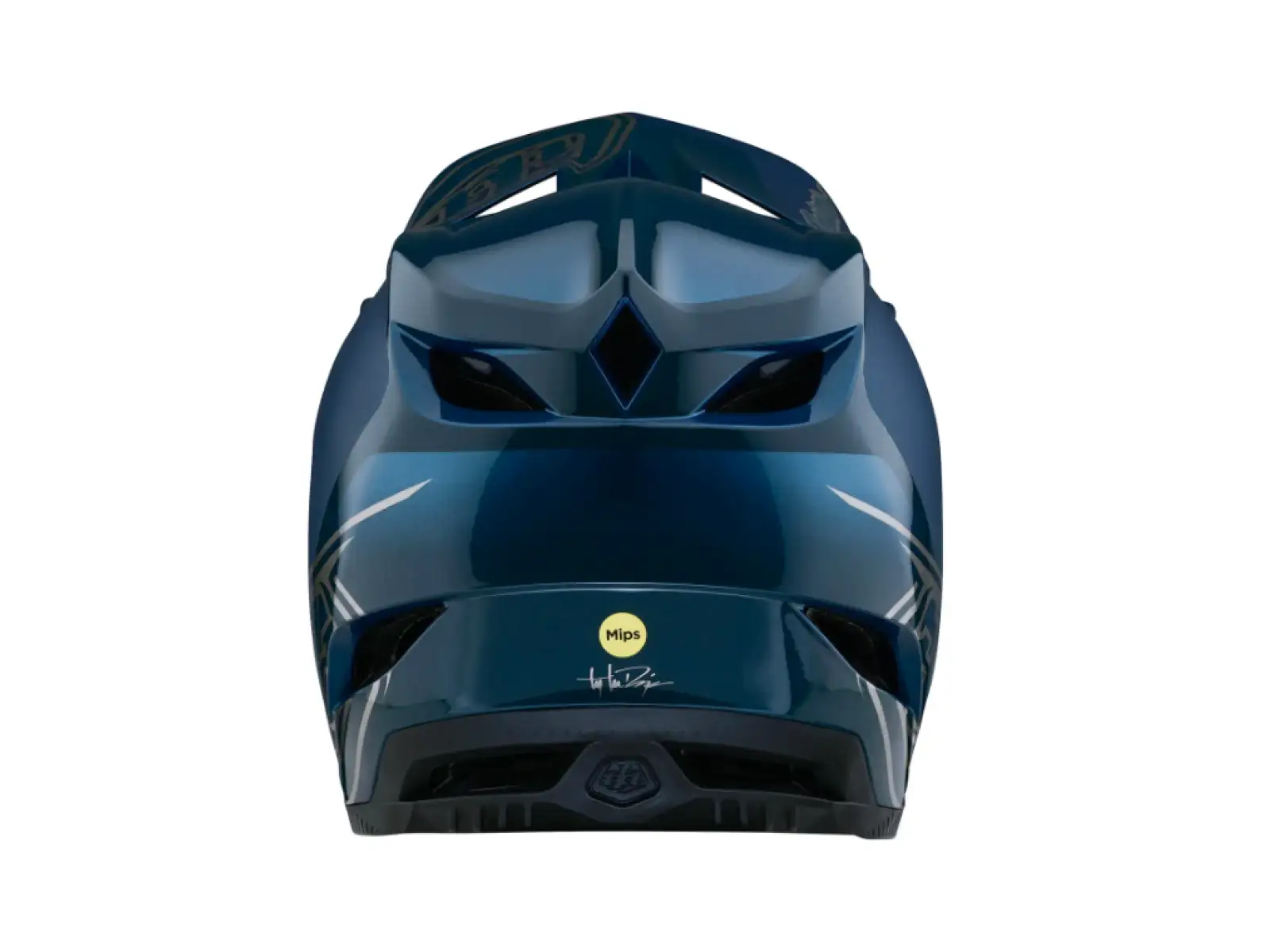 Troy Lee Designs D4 Polyacralite Mips přilba Shadow Blue