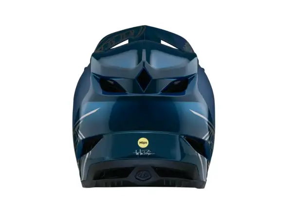 Troy Lee Designs D4 Polyacralite Mips přilba Shadow Blue