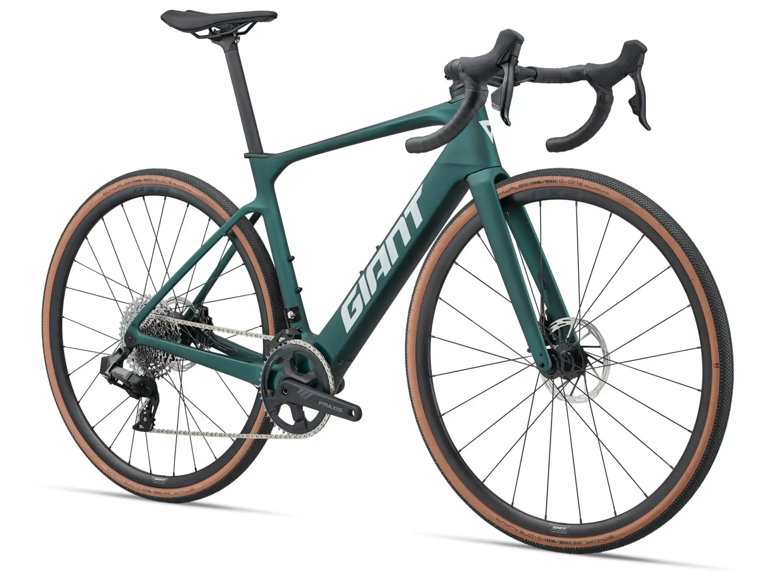 Giant Defy Advanced E+ EL AR silniční elektrokolo Kelp Forest