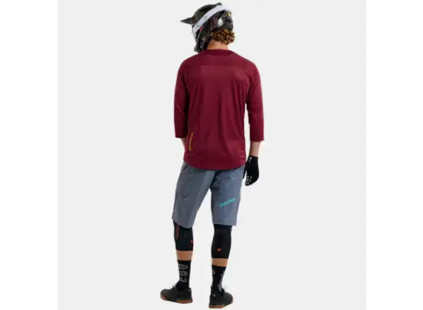 Troy Lee Designs Ruckus Spun pánský dres 3/4 rukáv Oxblood
