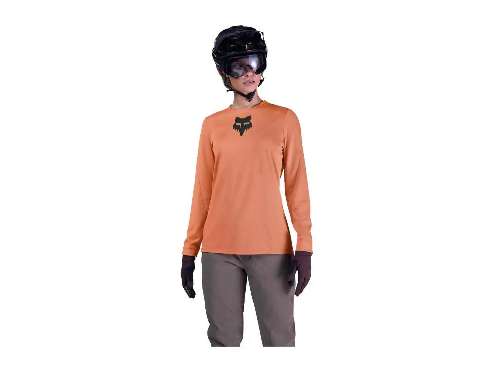 Fox Ranger Fox Head dámský dres dlouhý rukáv Coral