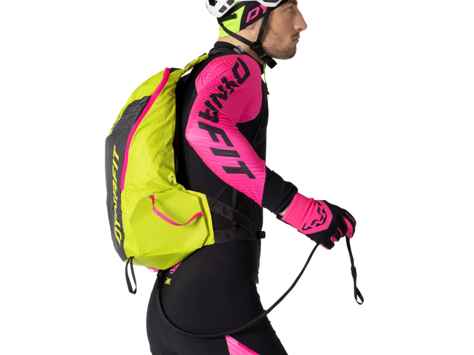 Dynafit DNA skialpinistický batoh 16 l Ultra Yellow/Black Out