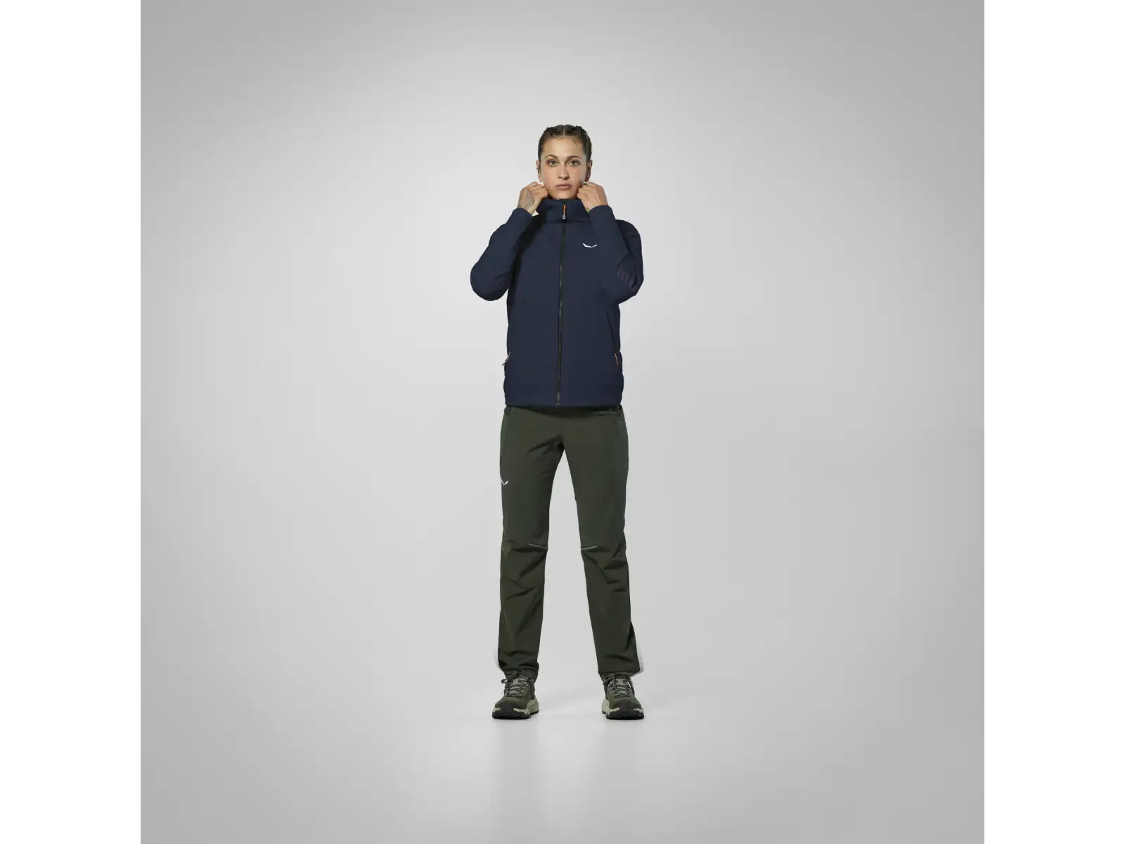 Salewa Pedroc Tirolwool® Air Hybrid dámská bunda Navy Blazer