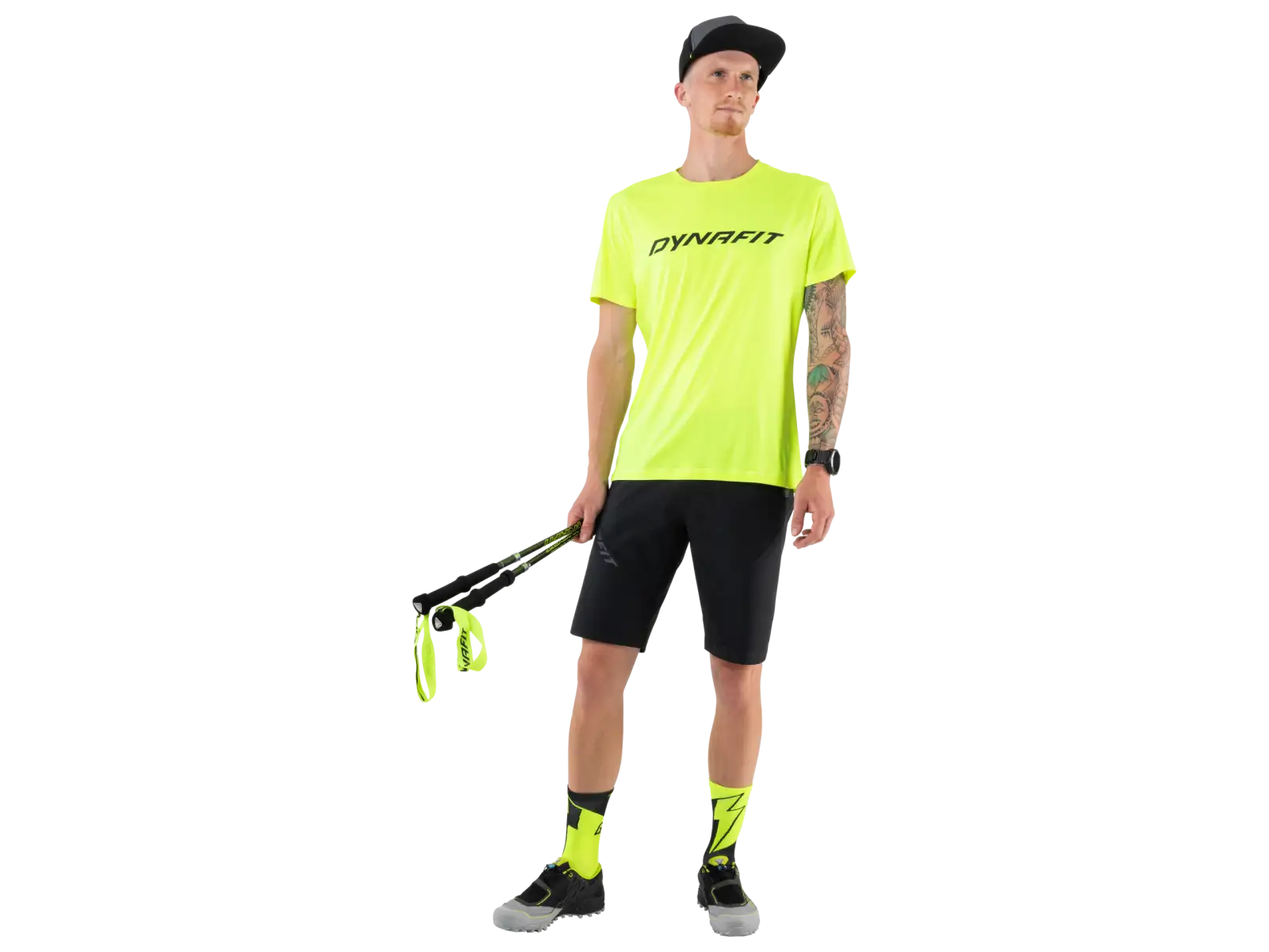 Dynafit No pain No gain sportovní ponožky Neon Yellow/Black Out