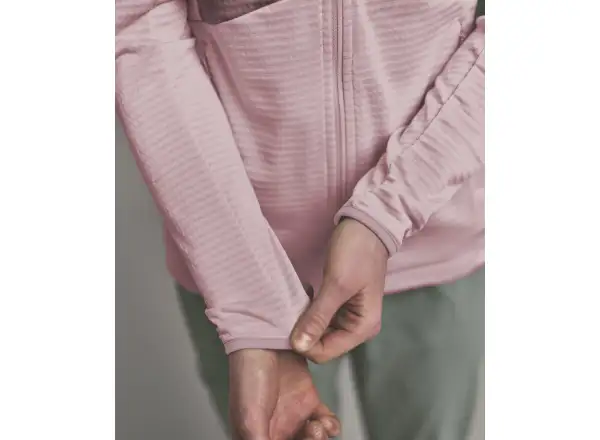 Ortovox Fleece Light Grid Hoody dámská mikina Dawn Rose