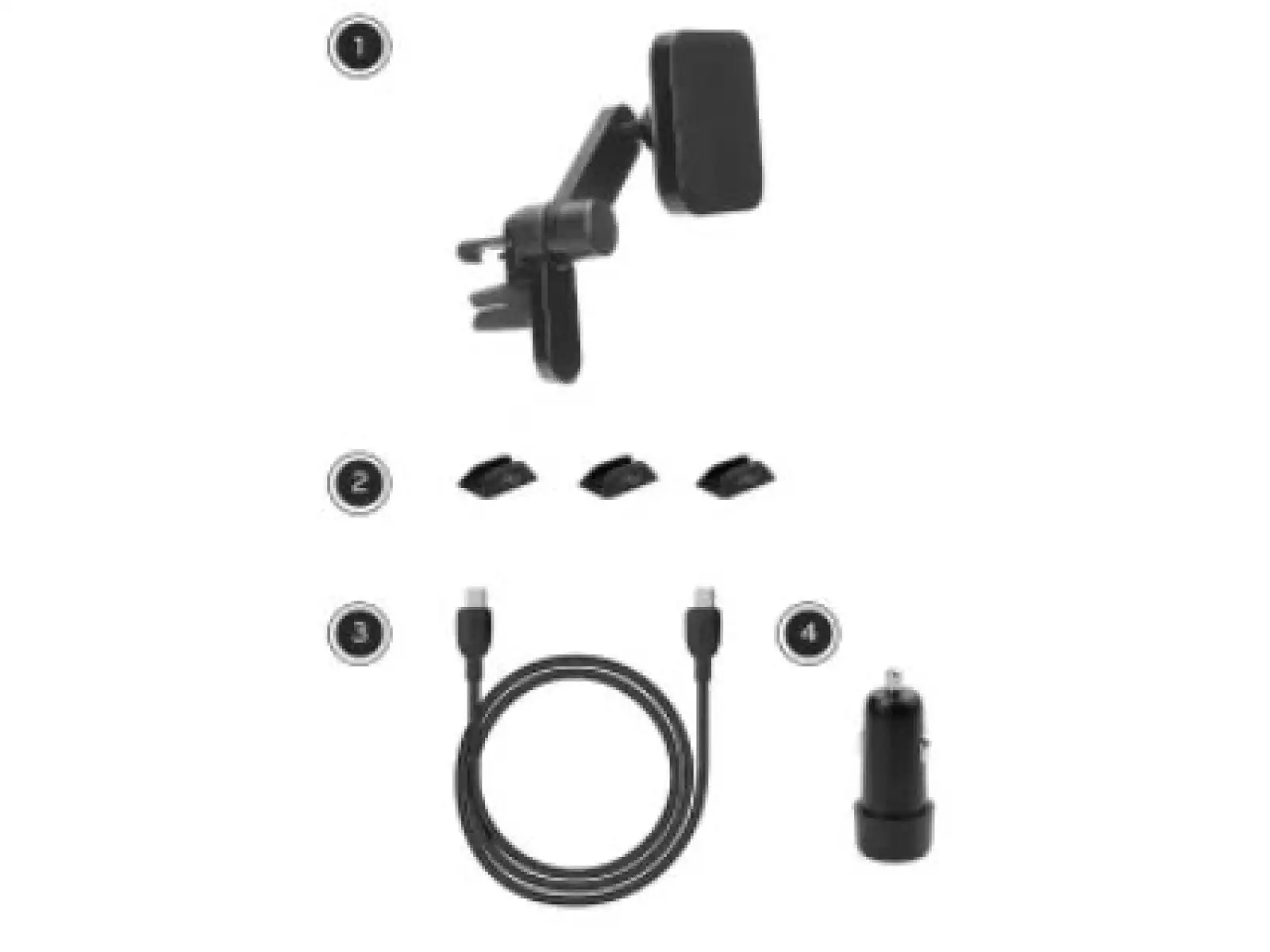 Peak Design Car Mount Vent Charging magnetický držák na telefon Black