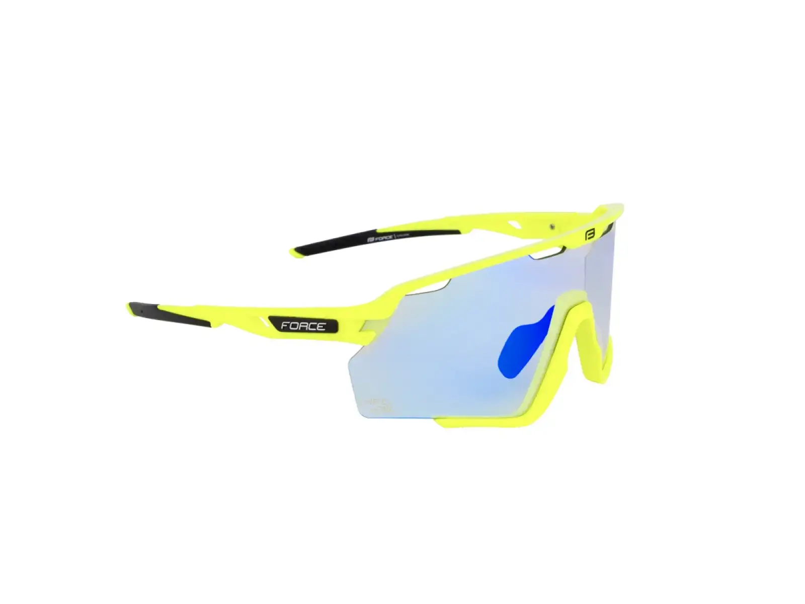 Force Cyclone cyklistické brýle černá fluo/modré fotochromatické sklo