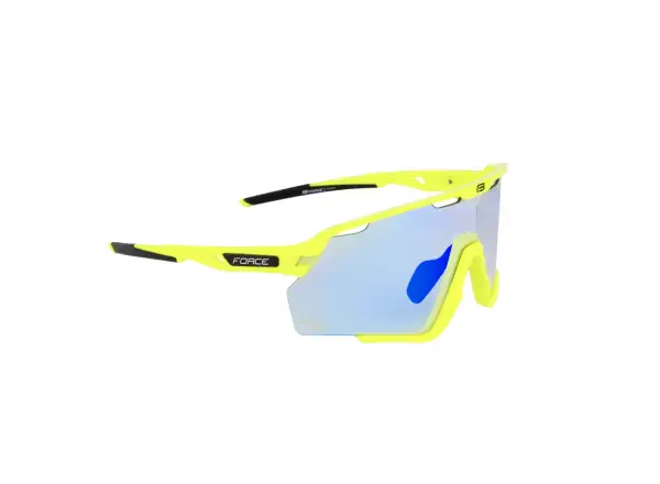 Force Cyclone cyklistické brýle černá fluo/modré fotochromatické sklo