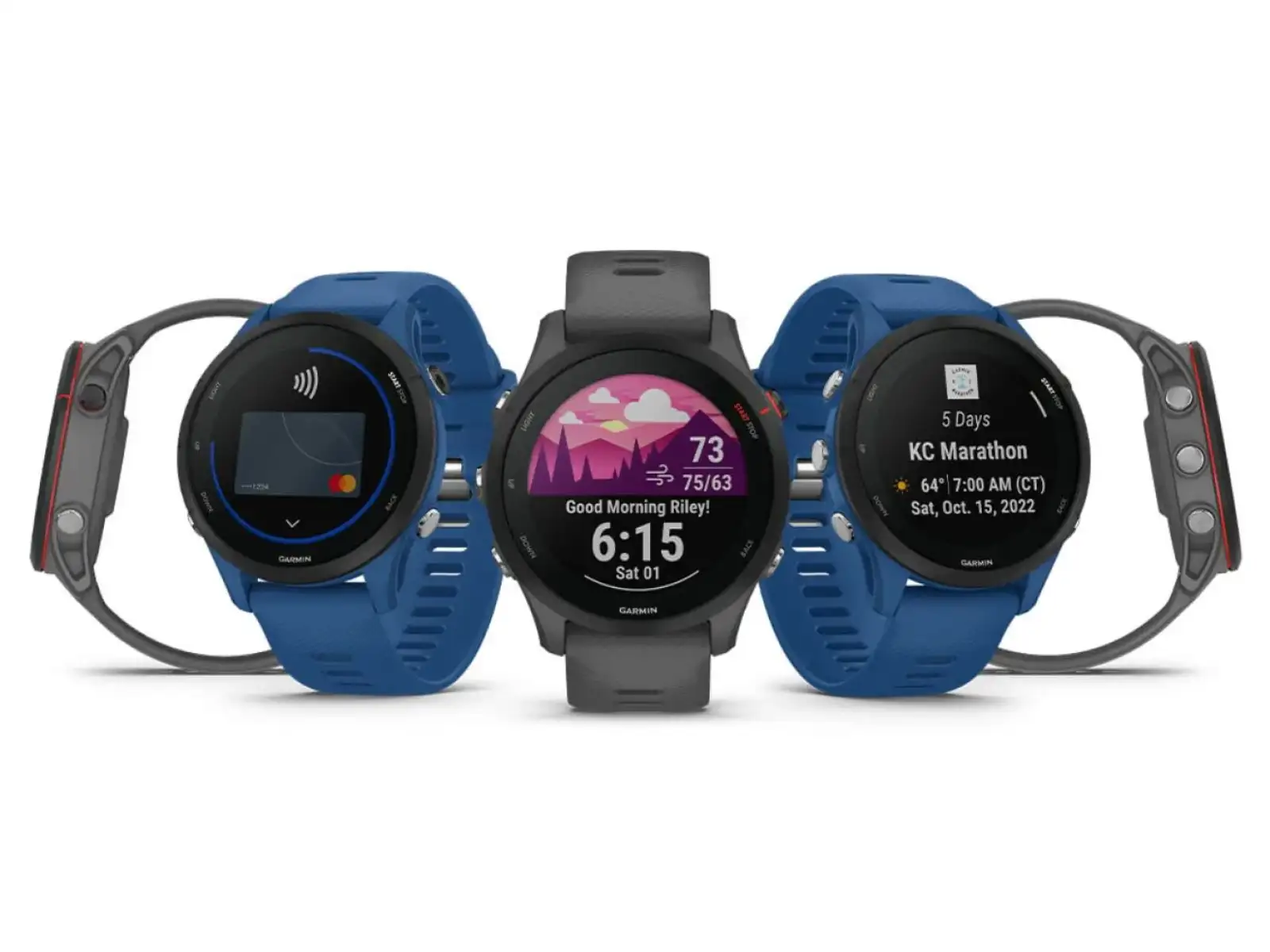 Garmin Forerunner 255 chytré hodinky Tidal Blue