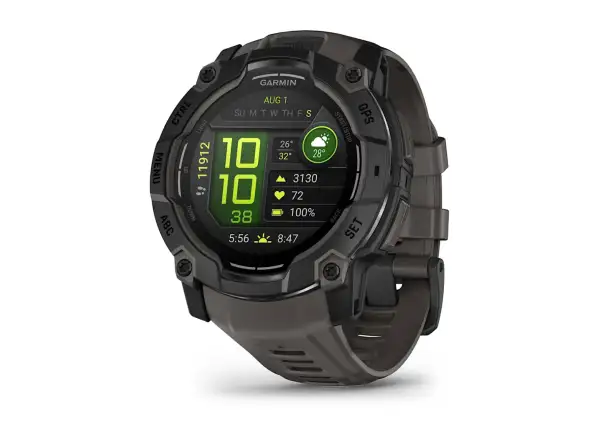 Garmin Instinct 3 Amoled 50 mm chytré hodinky Black/Charcoal pásek