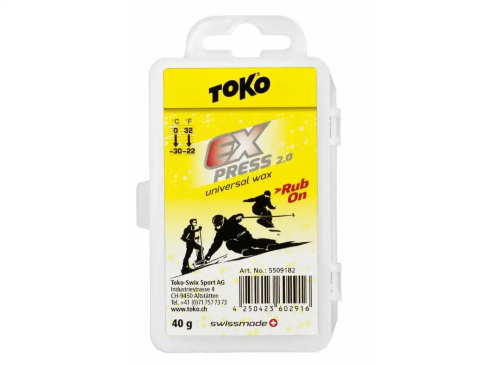 Toko skluzný vosk expess rub 40g