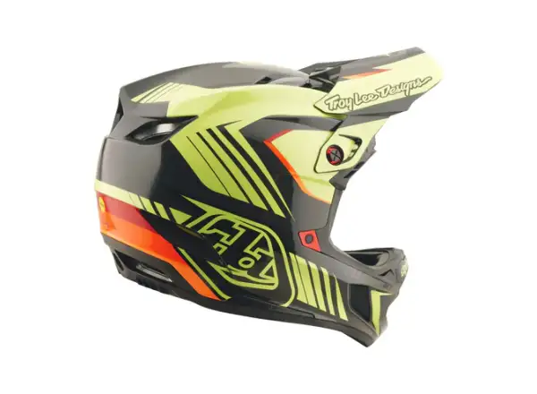 Troy Lee Designs D4 Polyacrylite Qualifier přilba Black/Yellow