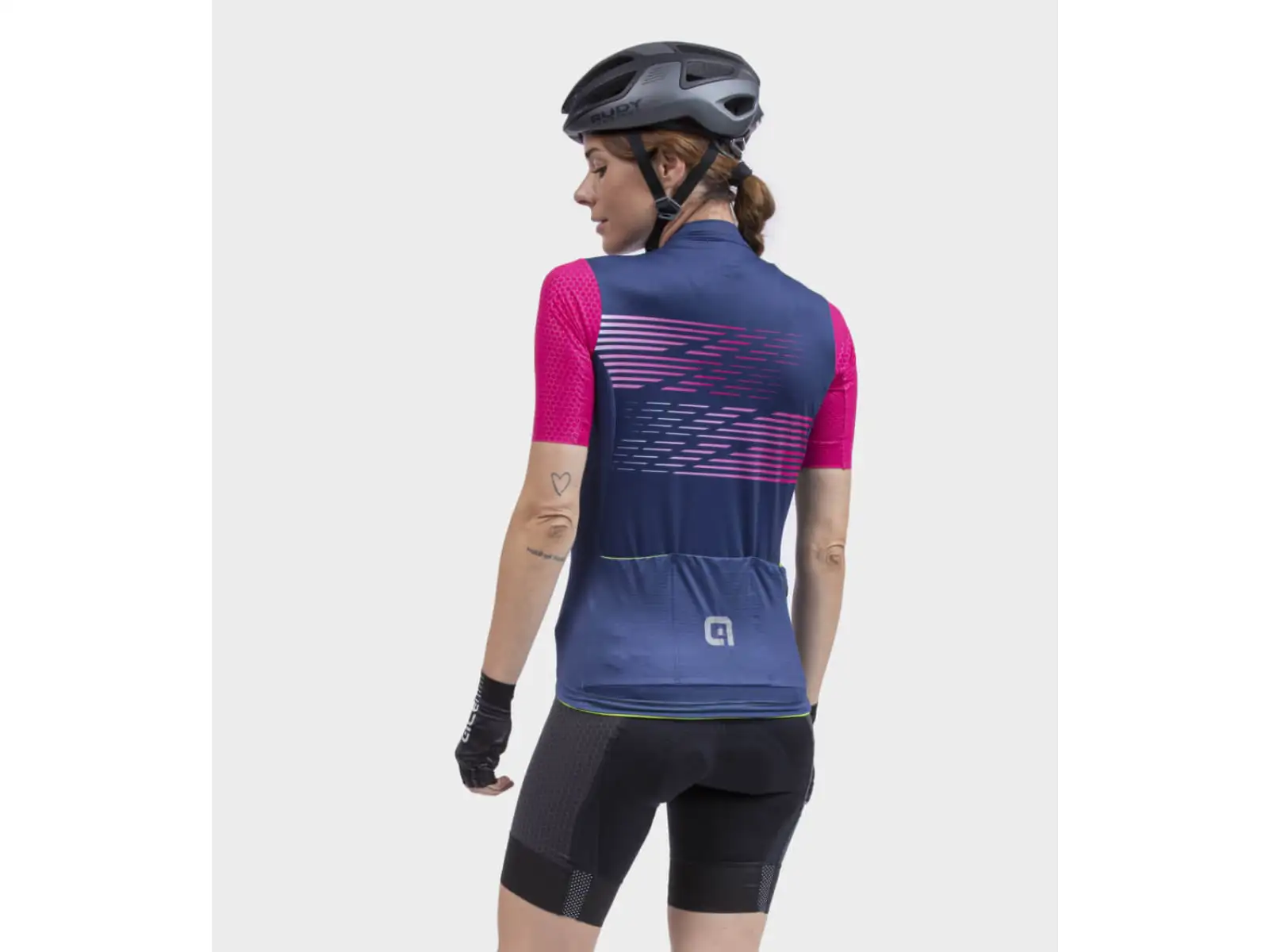 Alé PR-S Logo dámský cyklistický dres krátký rukáv Fucsia