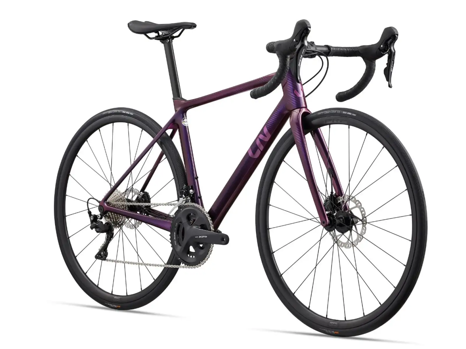 Liv Langma Advanced 2 Disc silniční kolo chameleon purple