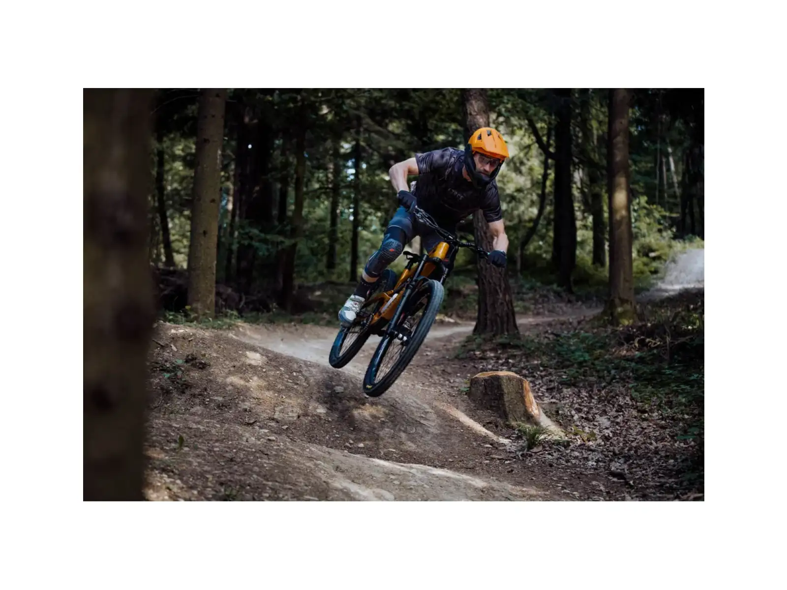 Force MTB Rules pánský dres krátky rukáv černá/šedá