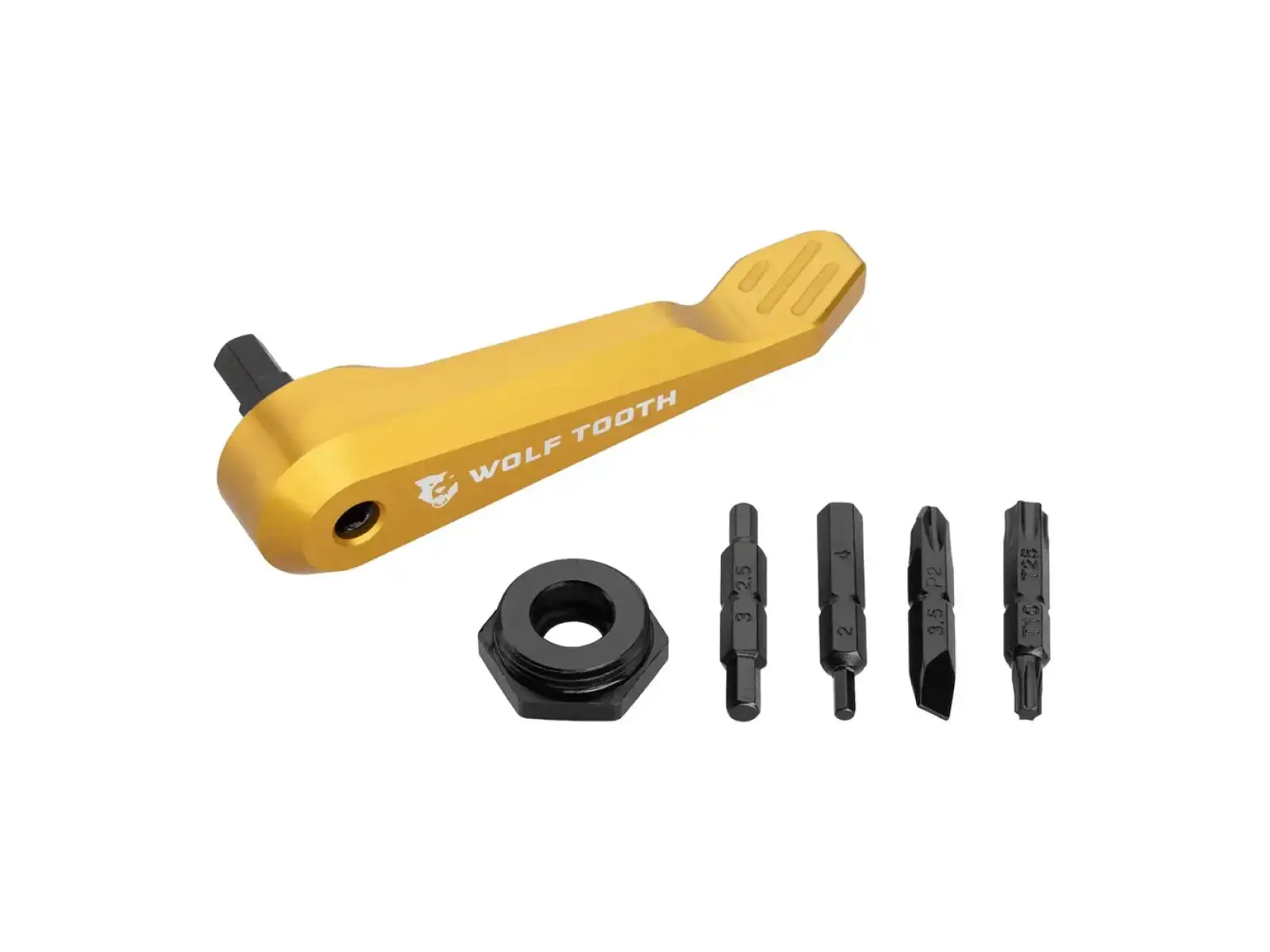 Wolf Tooth nářadí Axle Handle Multi-Tool zlatá