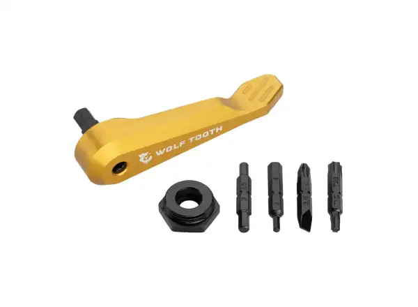Wolf Tooth nářadí Axle Handle Multi-Tool zlatá