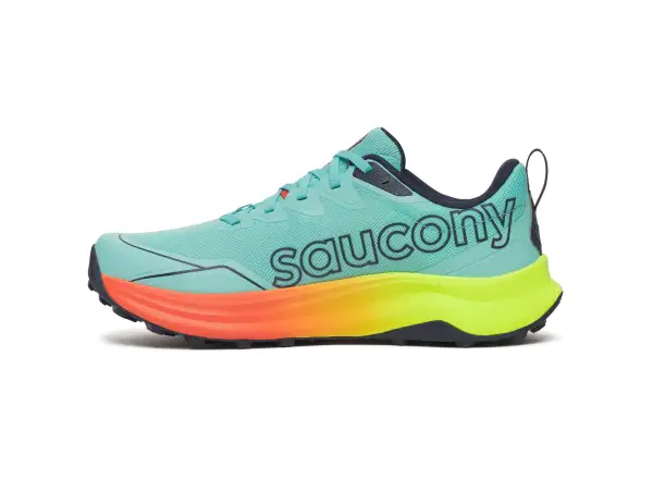 Saucony Peregrine 16 pánská běžecká obuv Splash/Citron