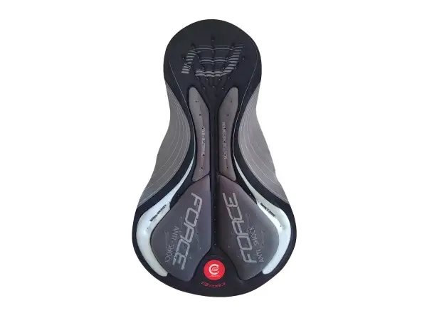 Force Storm pánské MTB kraťasy s vložkou šedá/Fluo