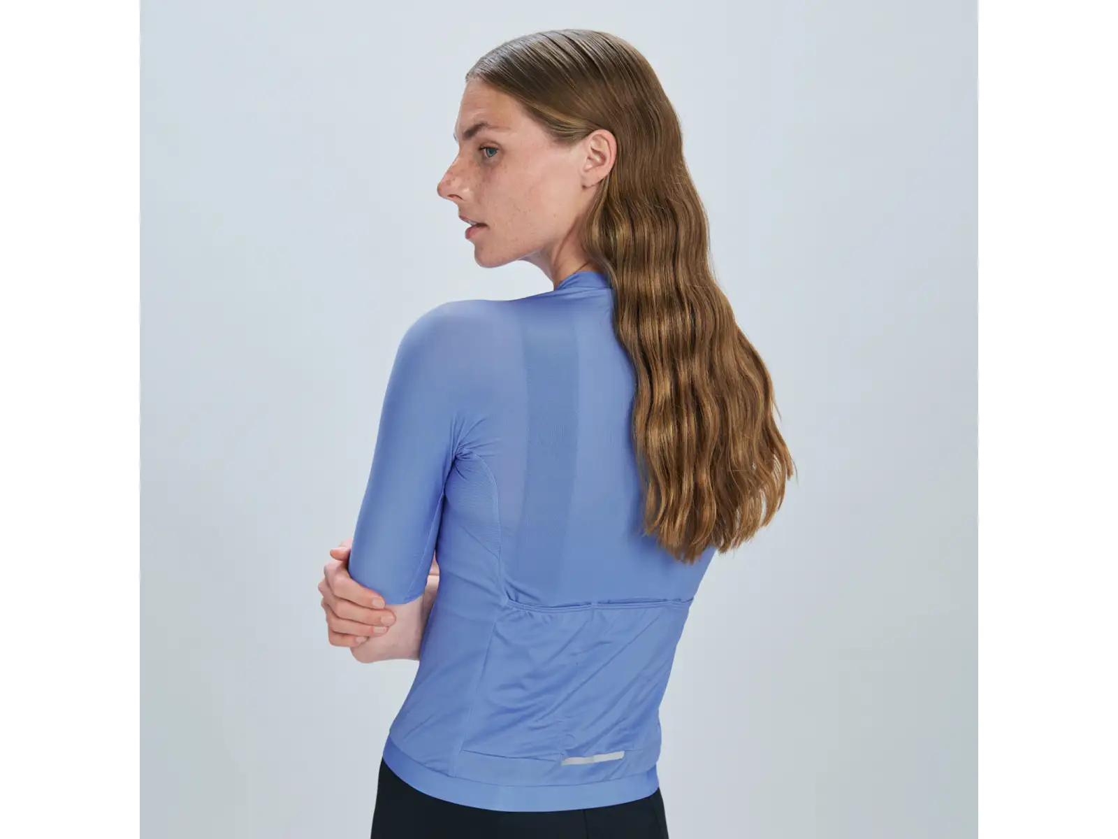 POC Pristine dámský dres krátký rukáv Bazzite Blue
