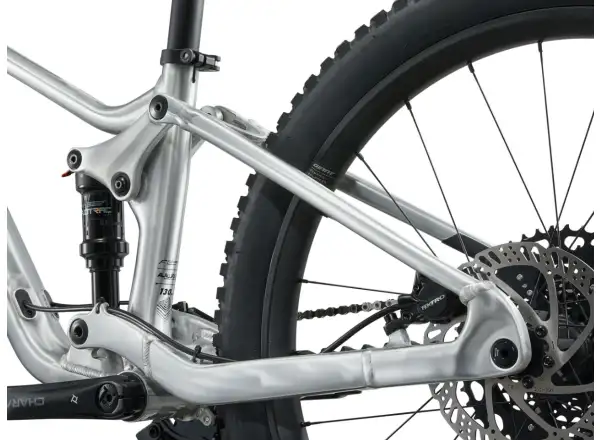 Giant Faith 24 dětské celoodpružené kolo Raw Aluminium