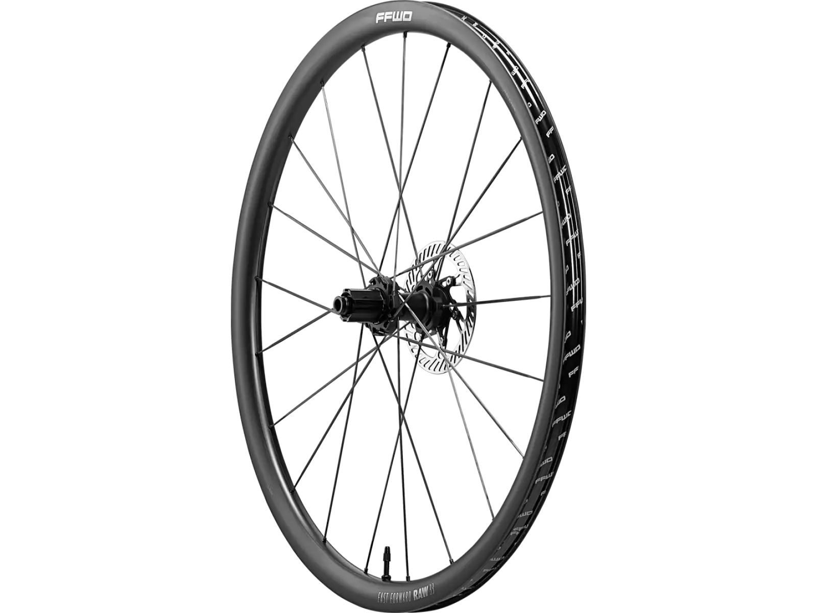 FFWD RAW CS 33 silniční vypletená kola Matt Black