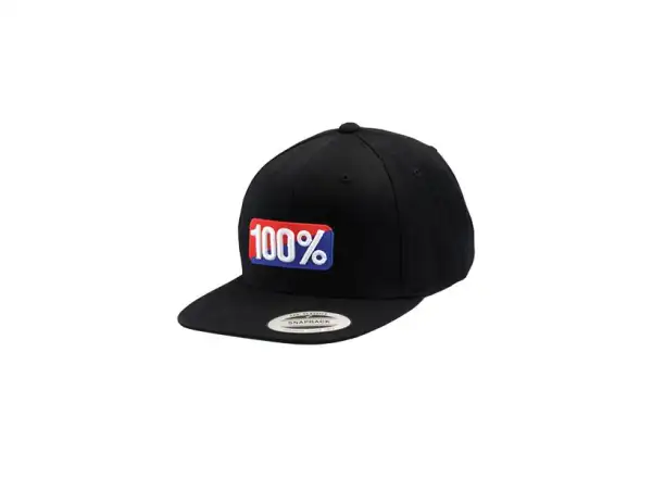 100% Classic X-Fit FlexFit Hat kšiltovka Black