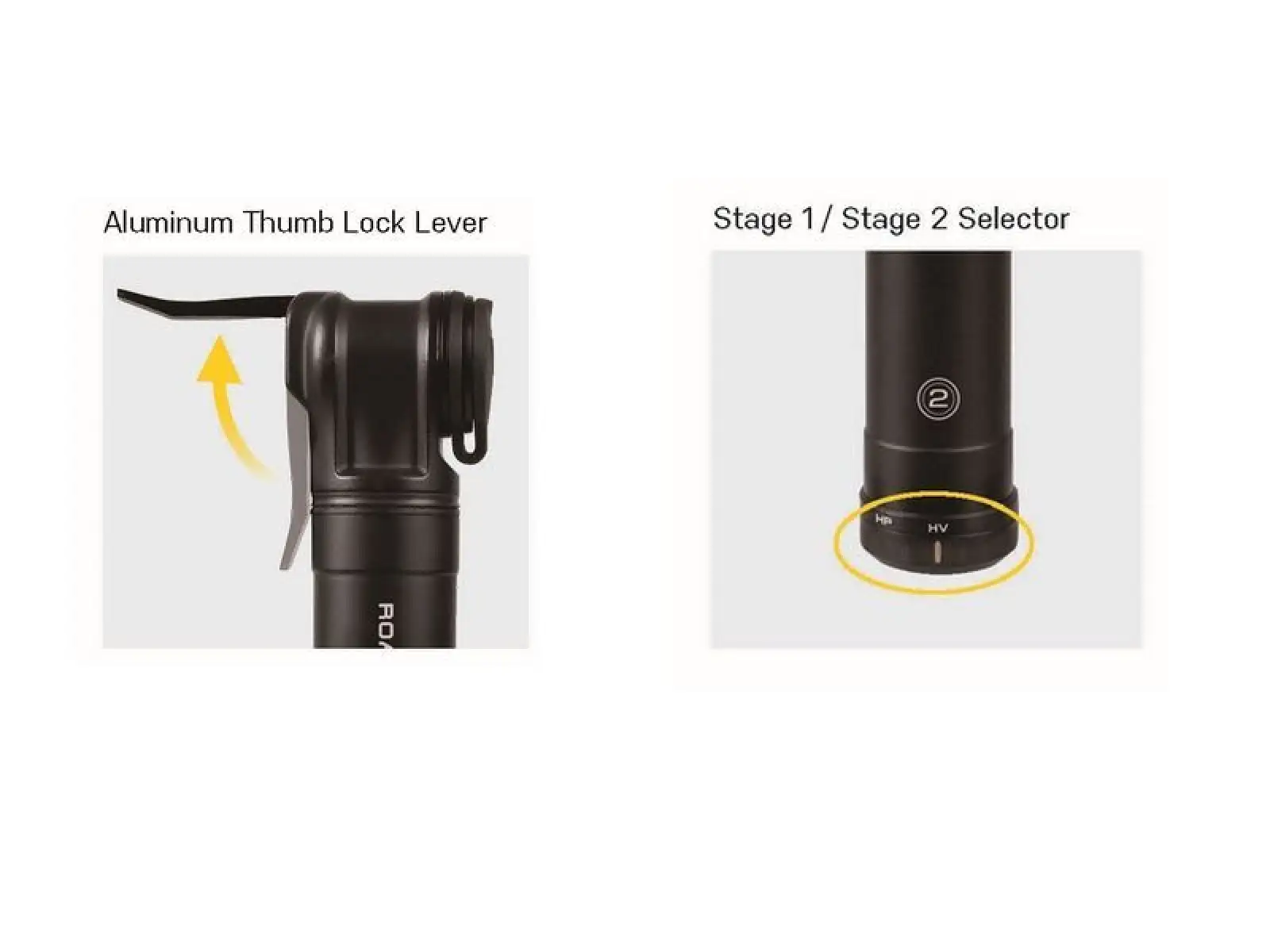 Topeak Gravel 2Stage mini hustilka 18,4cm Black