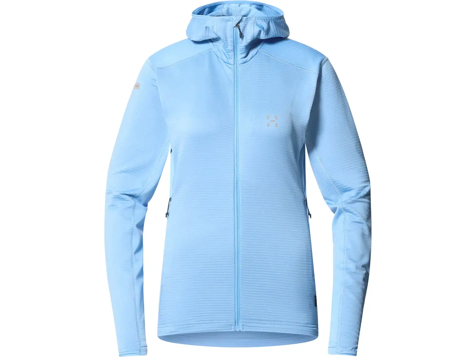 Haglöfs L.I.M Mid Multi Hood dámská mikina s kapucí světle modrá