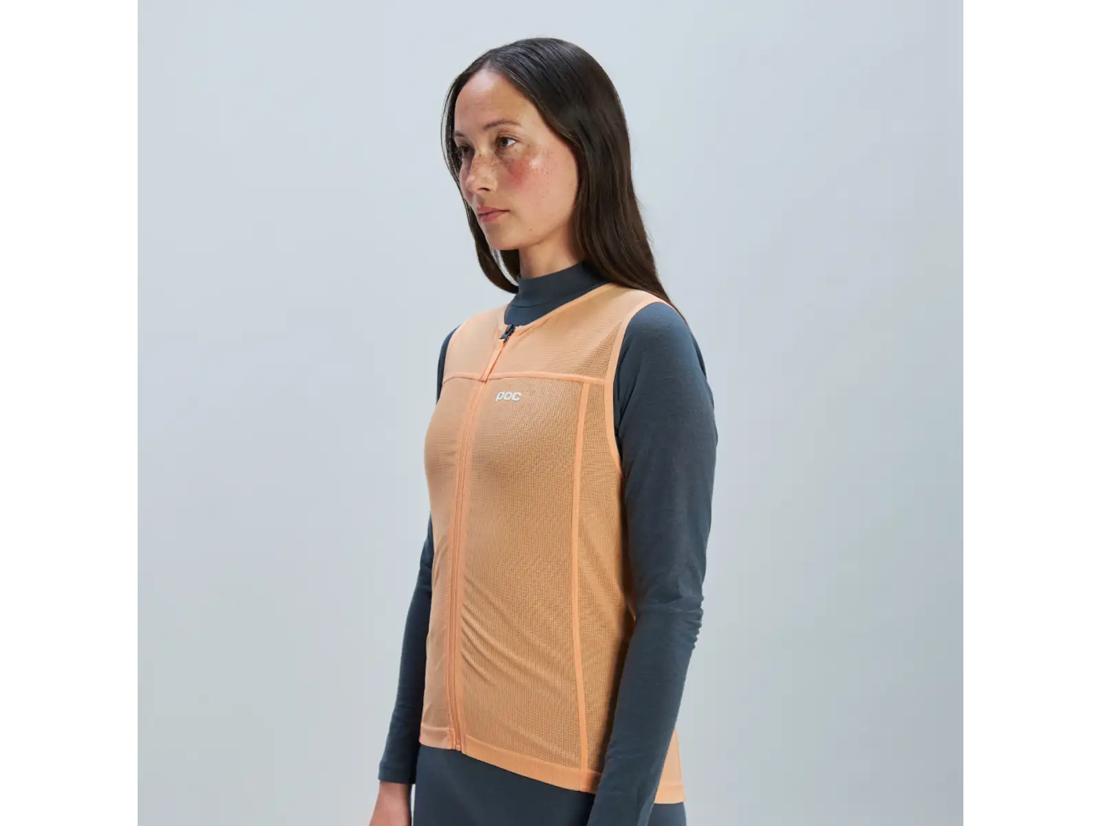 POC VPD Air Vest dámská ochranná vesta Apricot Sunstone
