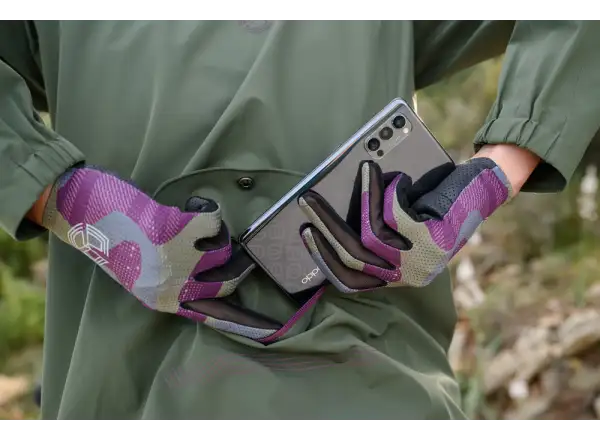 Silvini Saltaro pánské rukavice Plum/Olive